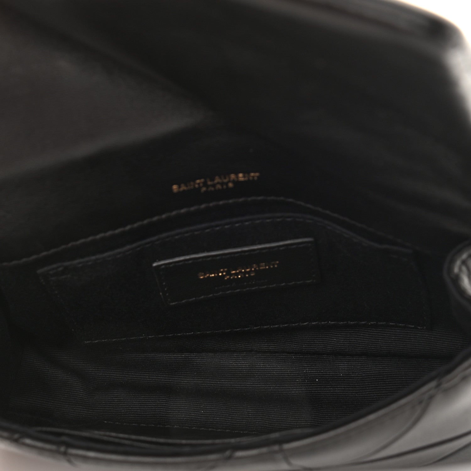 Saint Laurent Lambskin Monogram Jamie Belt Bag Black 5 of 11