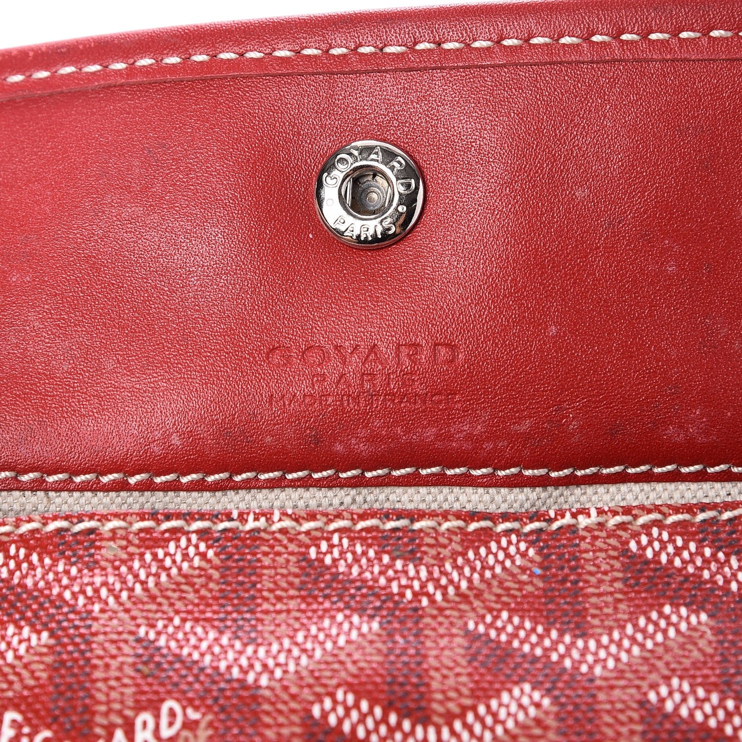 Goyard Goyardine Saint Louis GM Red 8 of 11