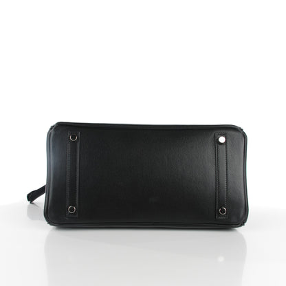 Hermes Courchevel Birkin 30 Black 7 of 23