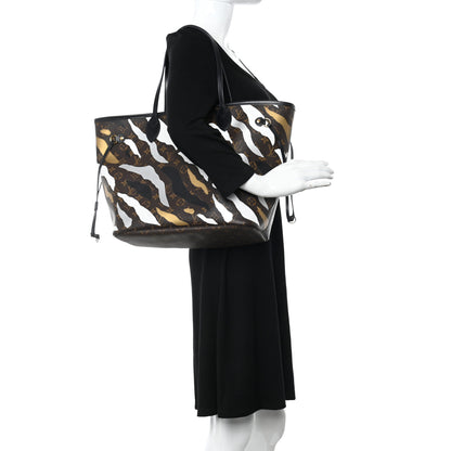 Louis Vuitton x LoL Monogram Neverfull MM Gold Silver 2 of 11
