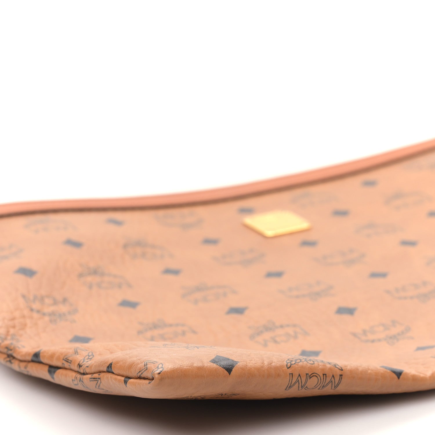 MCM Visetos Heritage Large Pouch Cognac 8 of 9