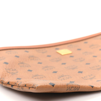 MCM Visetos Heritage Large Pouch Cognac 8 of 9