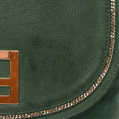 Fendi Metallic Calfskin Crossbody Green 14 of 14