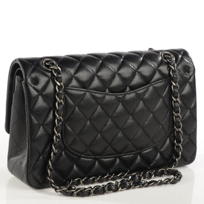 Chanel Caviar Quilted Medium Double Flap Black 3 of 8