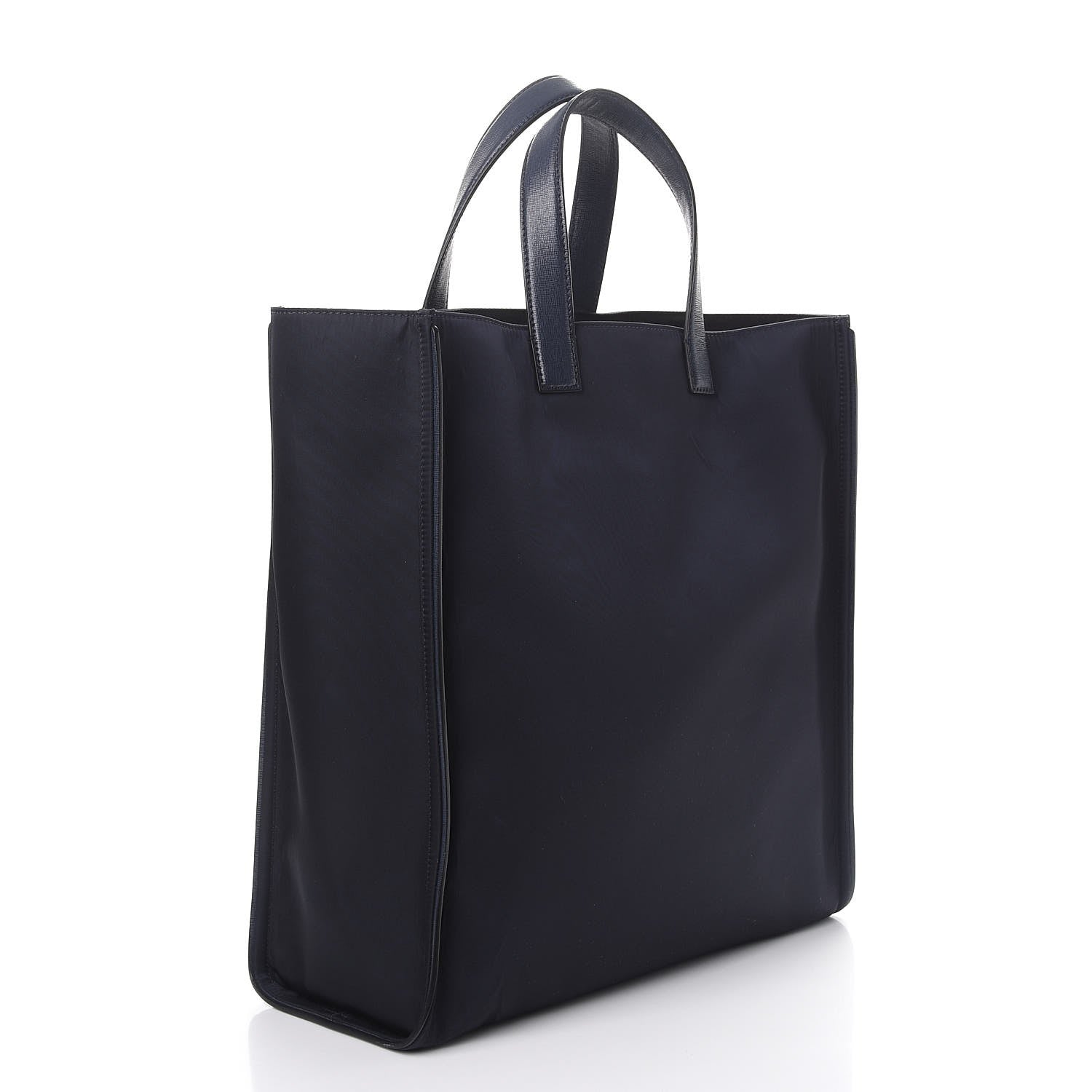 Fendi Nylon Vitello Elite Monster Eyes Tote Blue Scuro White Multicolor 3 of 13