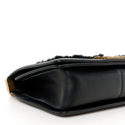 Chanel Goat Hair Medium Celtic Boy Flap Black 9 of 10
