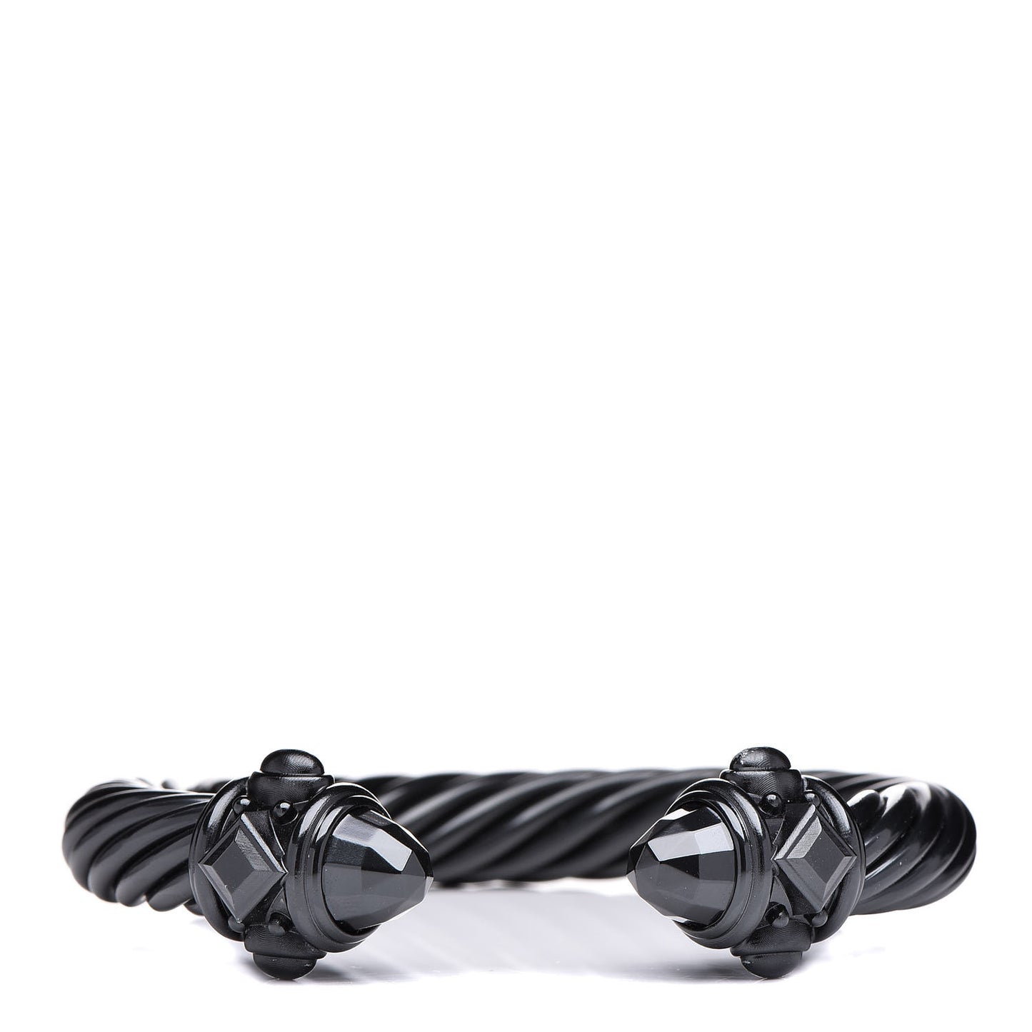 Aluminum 10mm Renaissance Cable Bracelet Black