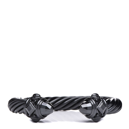 David Yurman Aluminum 10mm Renaissance Cable Bracelet Black 1 of 5