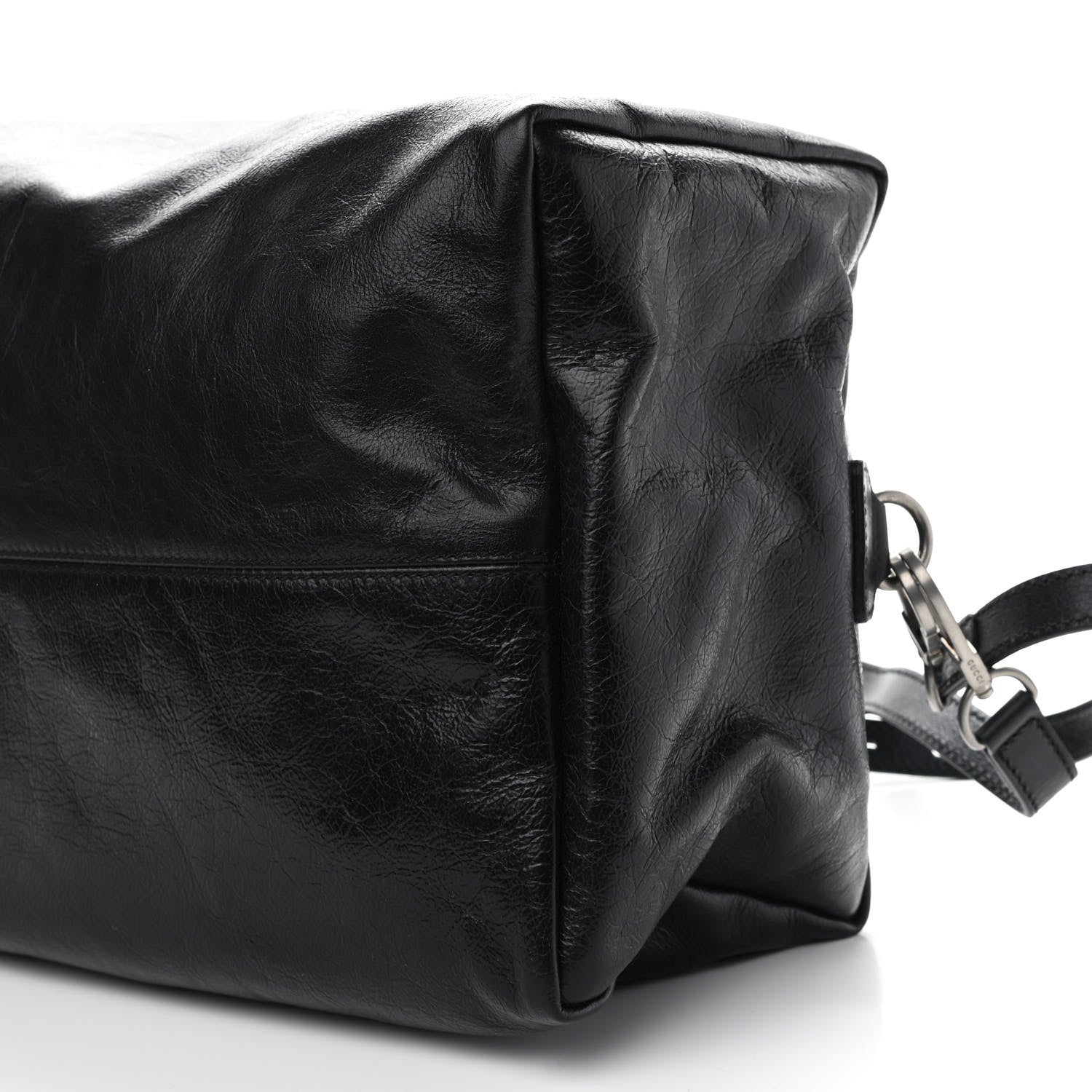 Gucci Fluffy Calfskin Morpheus Convertible Backpack Black 9 of 9