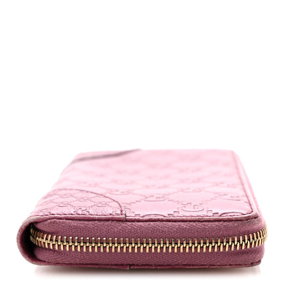 Gucci Guccissima Signature Microguccissima Bree Zip Around Wallet Purple 10 of 11