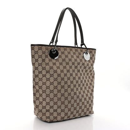 Gucci Monogram Large Eclipse Tote Brown 2 of 9