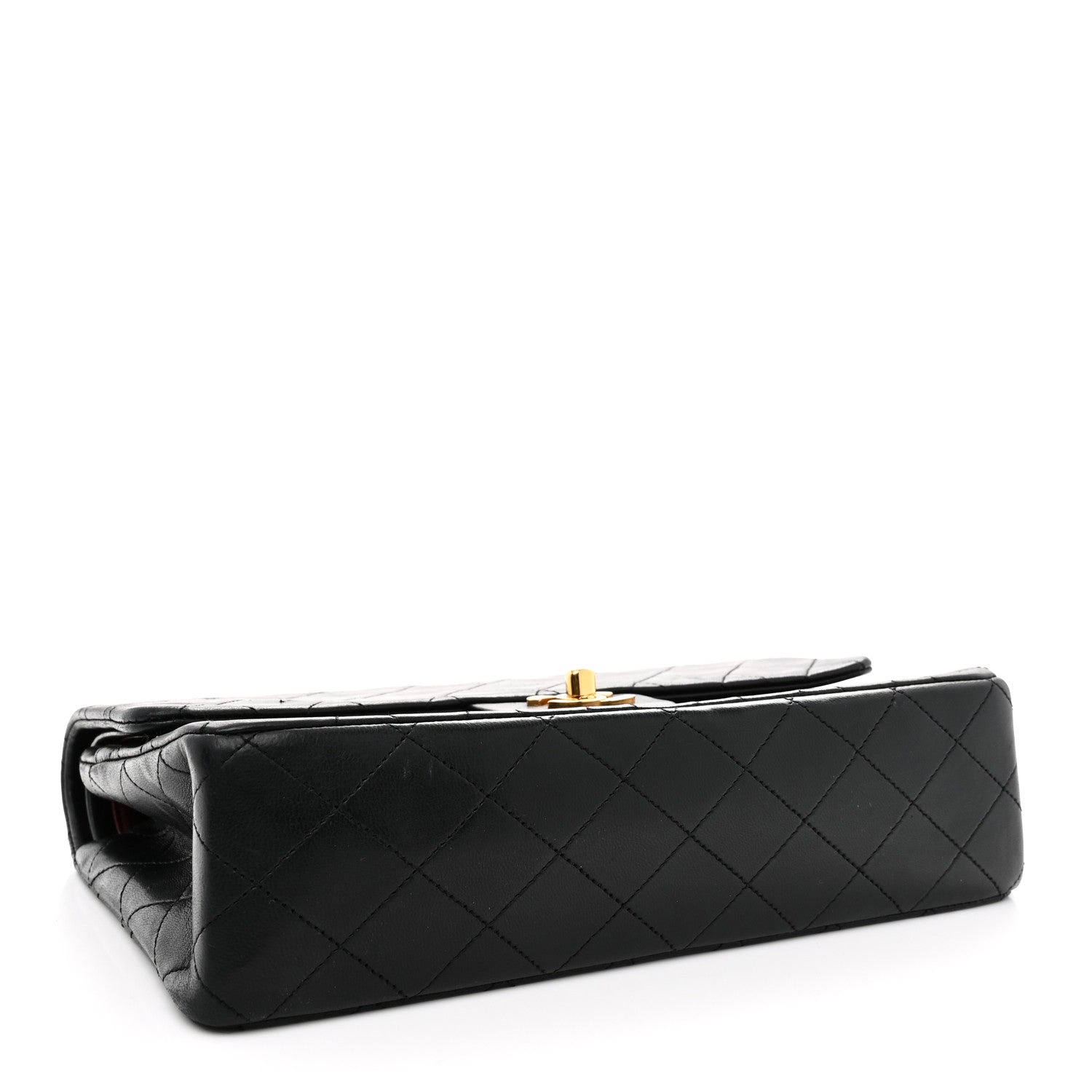 Chanel Lambskin Quilted Small Double Flap Black 4 of 14