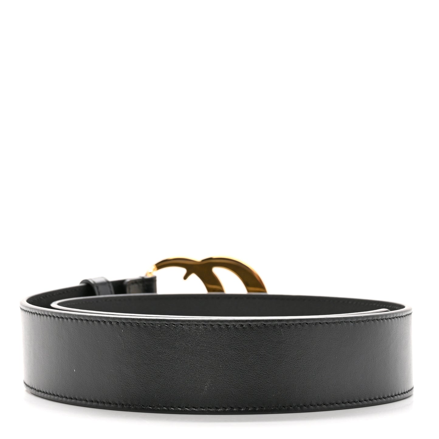 Plutone Calfskin Double G 40mm Belt 75 30 Black