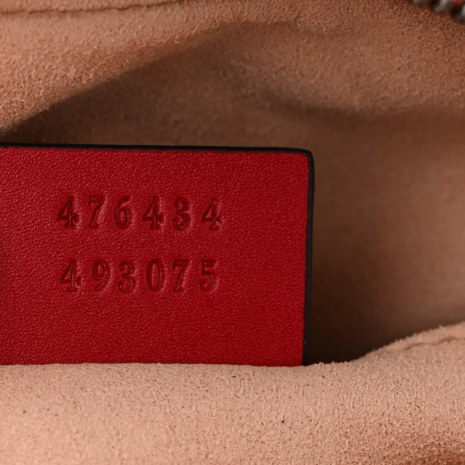 Gucci Calfskin Matelasse GG Marmont Belt Bag 75 30 Hibiscus Red 7 of 13