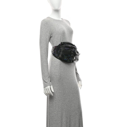 Louis Vuitton Calfskin Monogram Spotlight Comet Bumbag Black Borealis 2 of 9