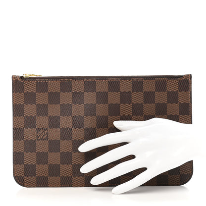Louis Vuitton Damier Ebene Neverfull MM GM Pochette 2 of 6