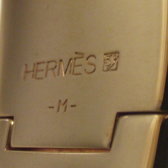 Hermes Enamel Clic Clac H Bracelet Wide Black 5 of 5