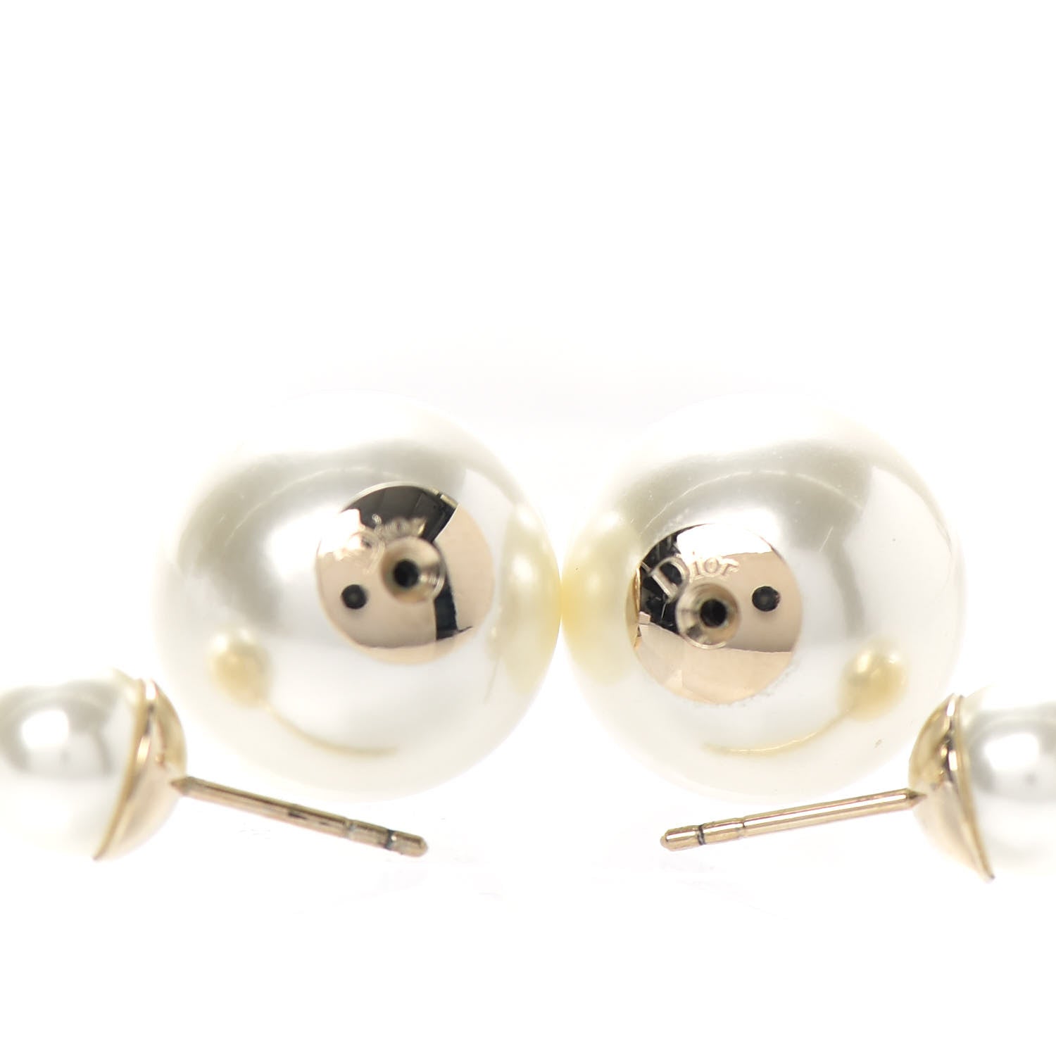 Christian Dior Pearl Mise En Dior Tribal Earrings 3 of 4