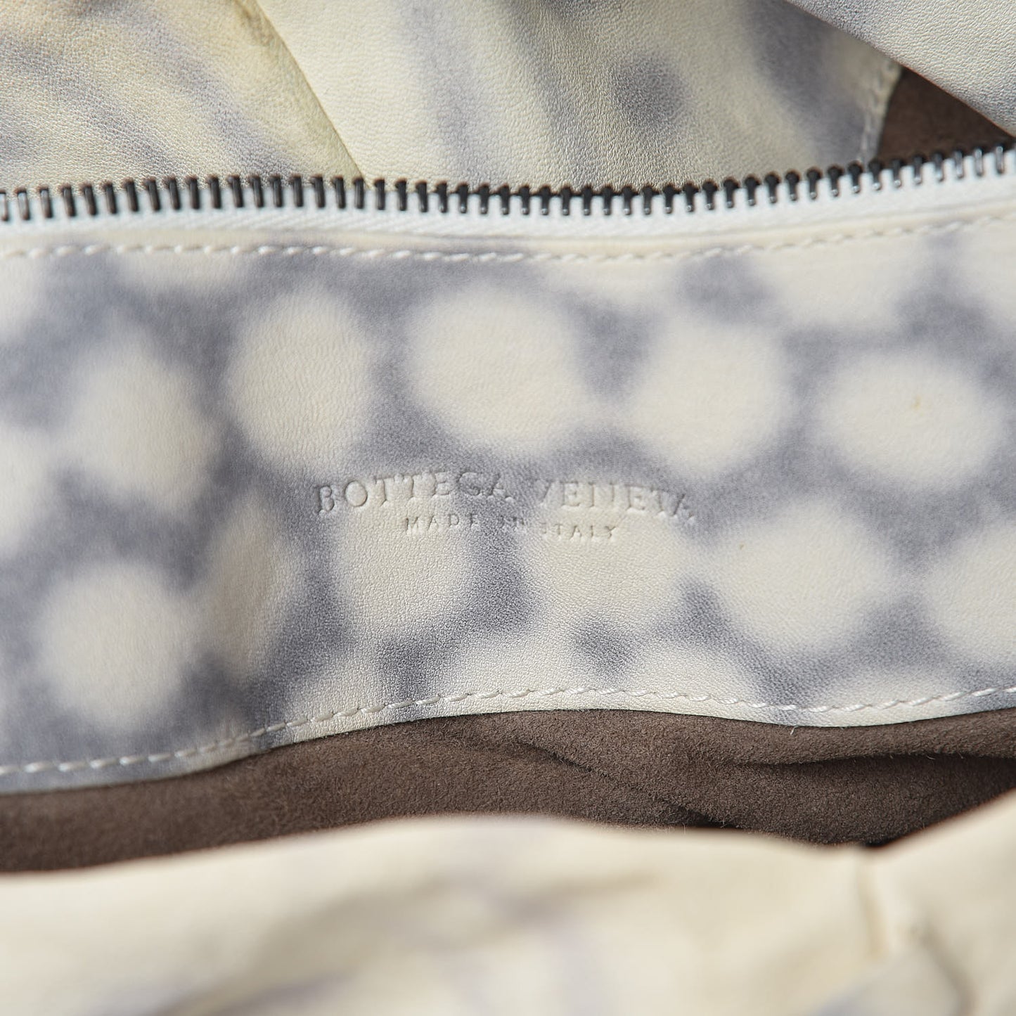 Intrecciato Nappa Aquilone Fortune Cookie Hobo White