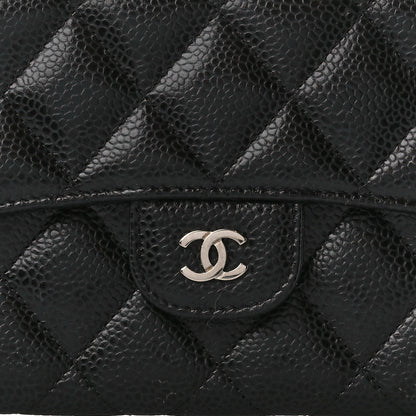 Chanel Caviar Quilted Large Flap Wallet Black 11 of 15