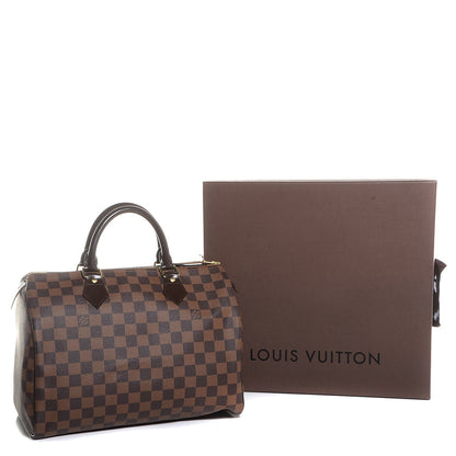 Louis Vuitton Damier Ebene Speedy 30 8 of 9