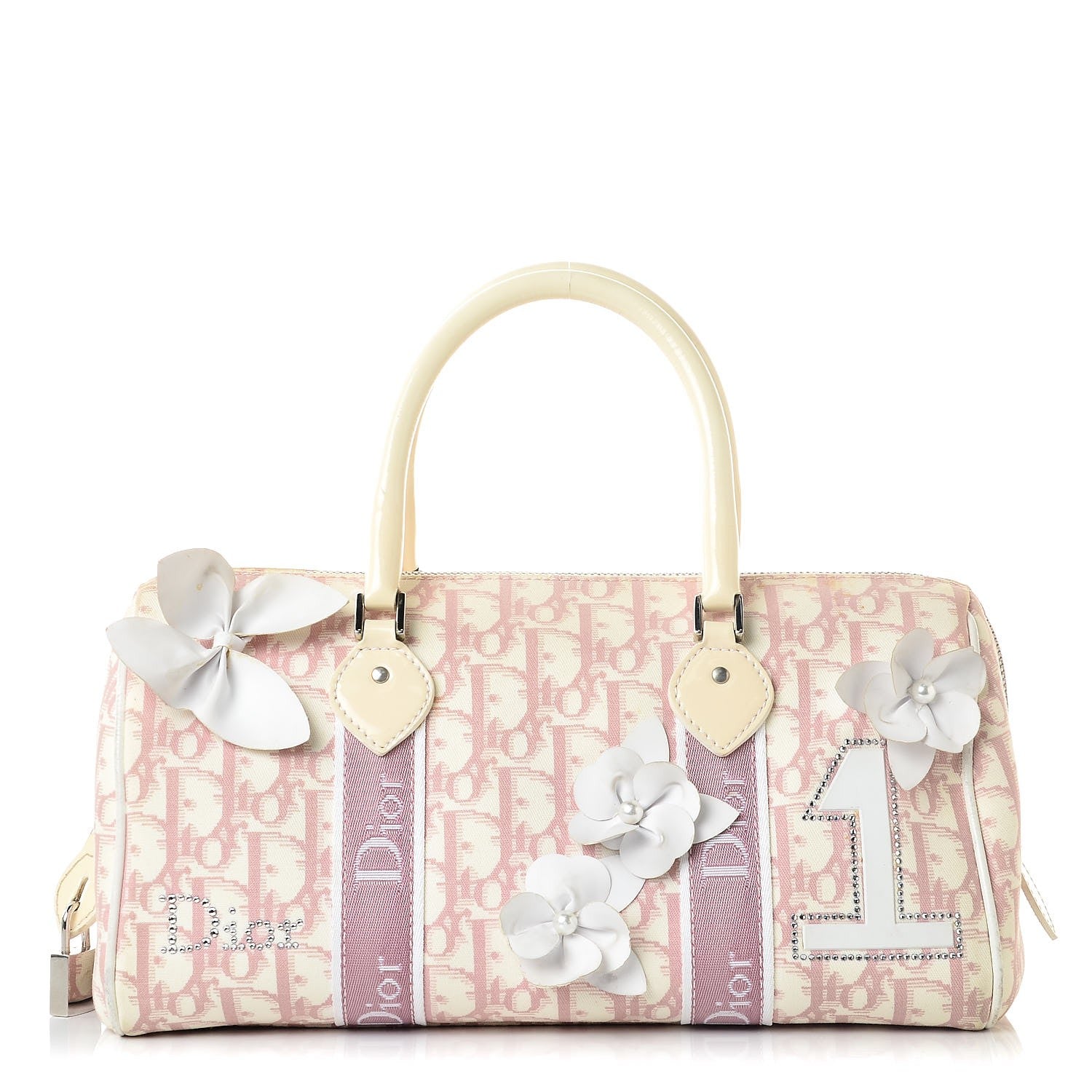 Christian Dior Monogram Girly Boston Pink 1 of 15