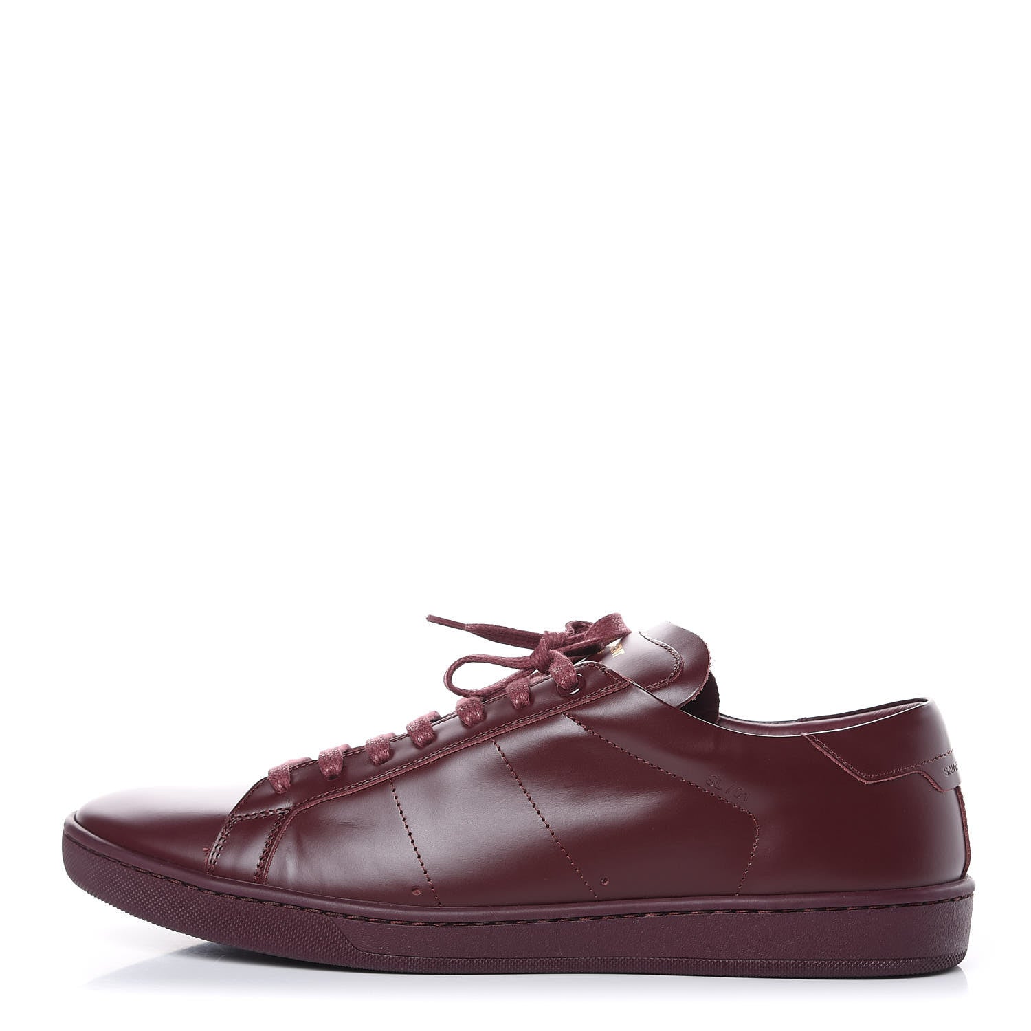 Saint Laurent Calfskin Mens Alpha Sneakers 42.5 Rouge Legion 1 of 10
