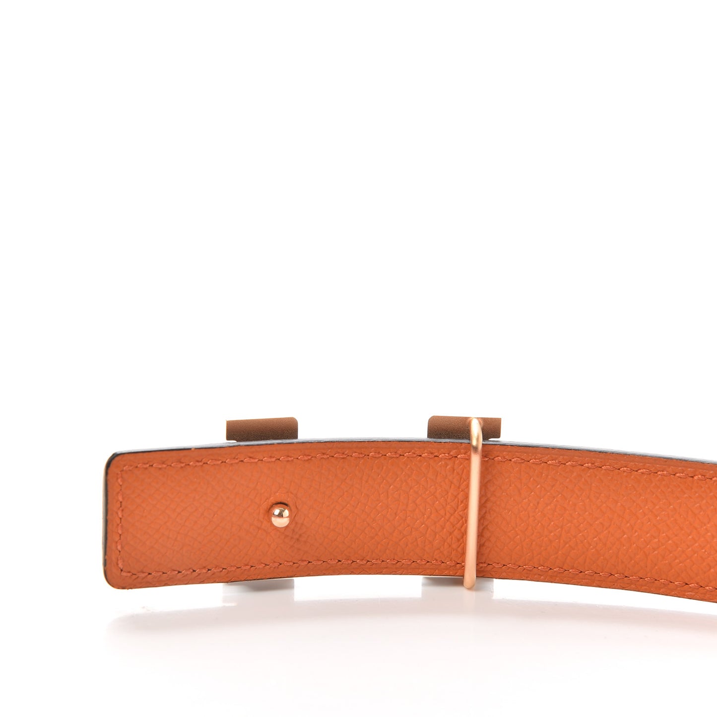 Epsom Swift 24mm Mini Constance H Belt 85 Orange Black