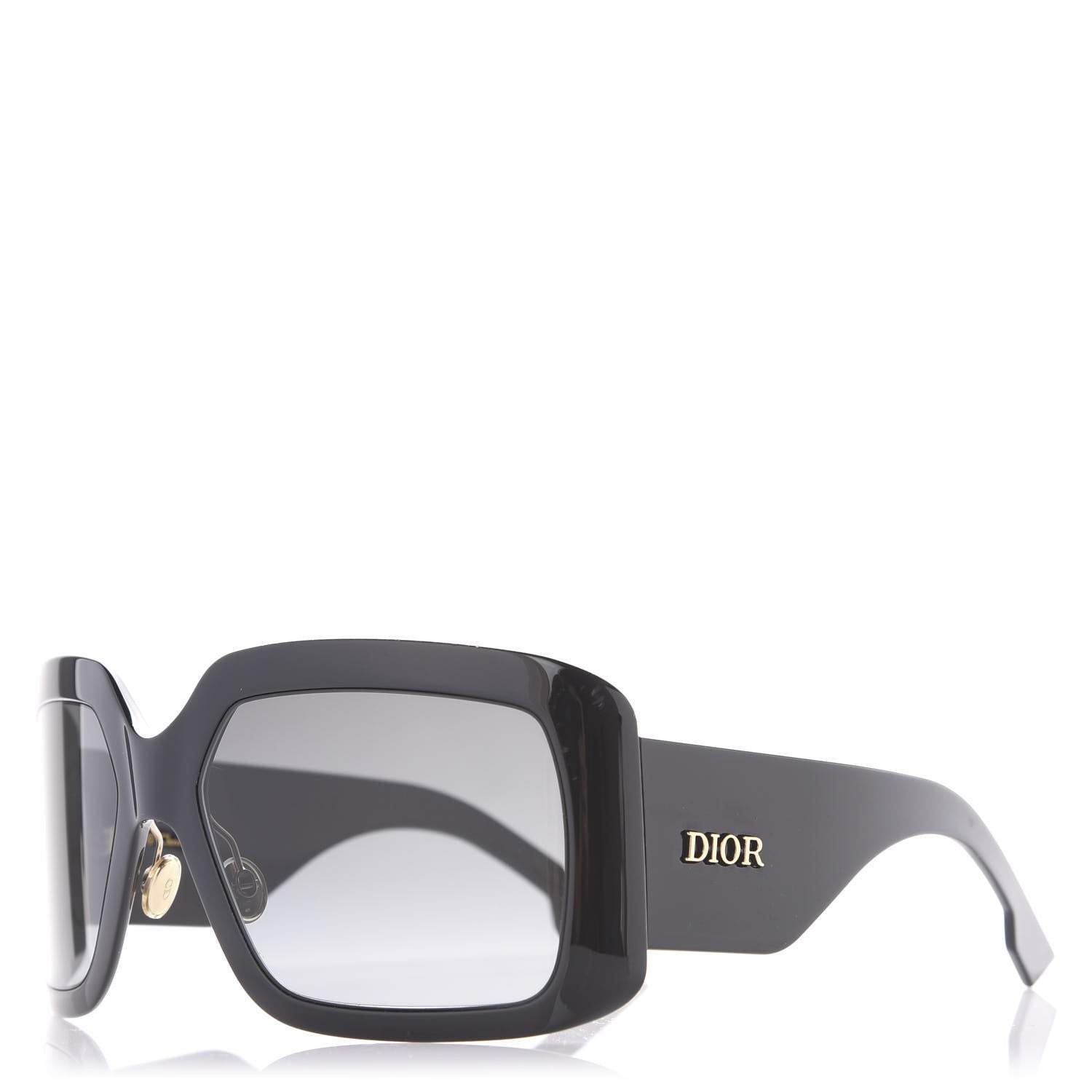 Christian Dior Acetate DiorSo Light 2 Shield Sunglasses Black 1 of 7