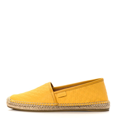 Gucci Microguccissima Soft Espadrilles 38.5 New Buttercup 1 of 4