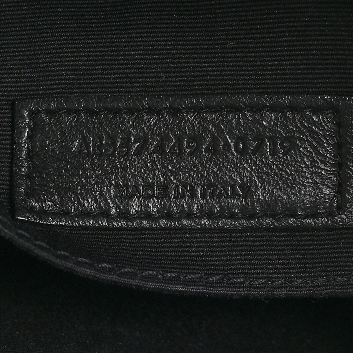 Calfskin Matelasse Monogram Lou Camera Bag Black