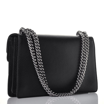 Gucci Pebbled Calfskin Small Dionysus Shoulder Bag Black 3 of 8