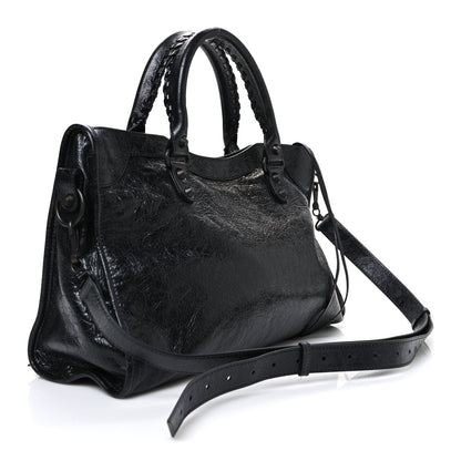 Balenciaga Agneau Arena Classic Hardware Medium Le City Black 3 of 10