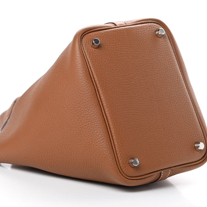 Hermes Taurillon Clemence Picotin Lock 18 PM Gold 9 of 10