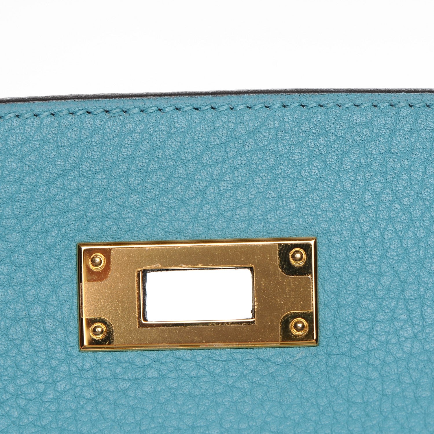 Hermes Taurillon Clemence Kelly Retourne 28 Bleu Saint Cyr 17 of 30