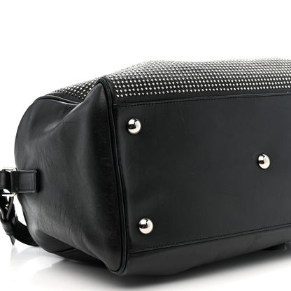 Saint Laurent Calfskin Studded Classic Duffle 6 Black 9 of 16