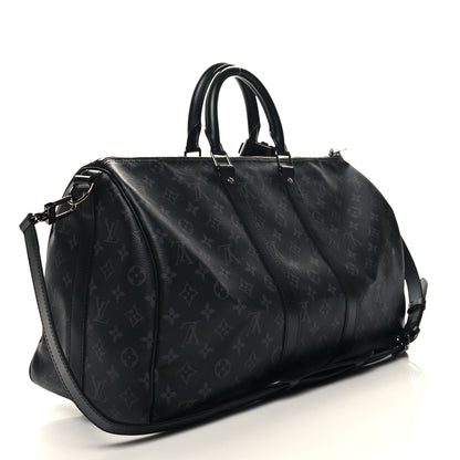 Louis Vuitton Monogram Eclipse Keepall Bandouliere 45 2 of 11