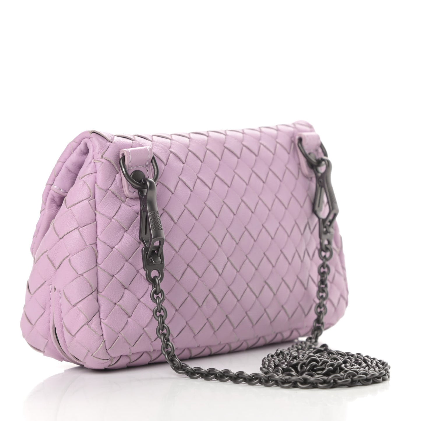 Nappa Intrecciato Mini Chain Messenger Parme