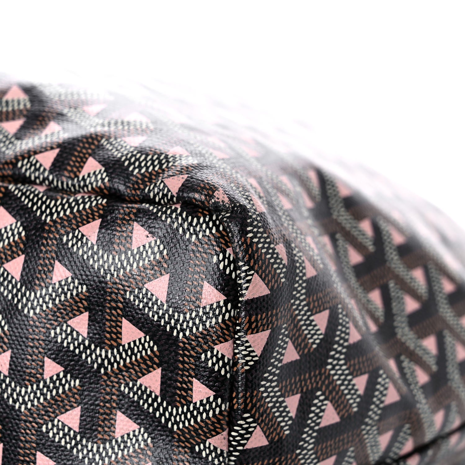 Goyard Goyardine Saint Louis Claire Voie PM Black Pink 8 of 20