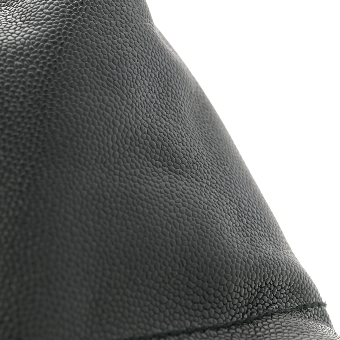 Caviar CC Wood Chain Hobo Black