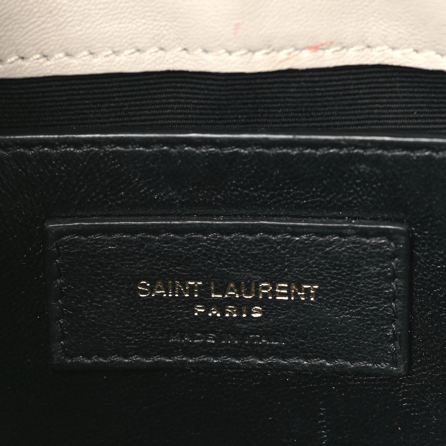 Lambskin Quilted Monogram Mini Nolita Blanc Vintage