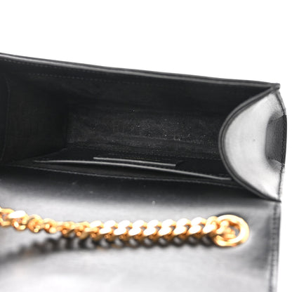 Saint Laurent Calfskin Small Classic Monogram Kate Tassel Satchel Black 4 of 10