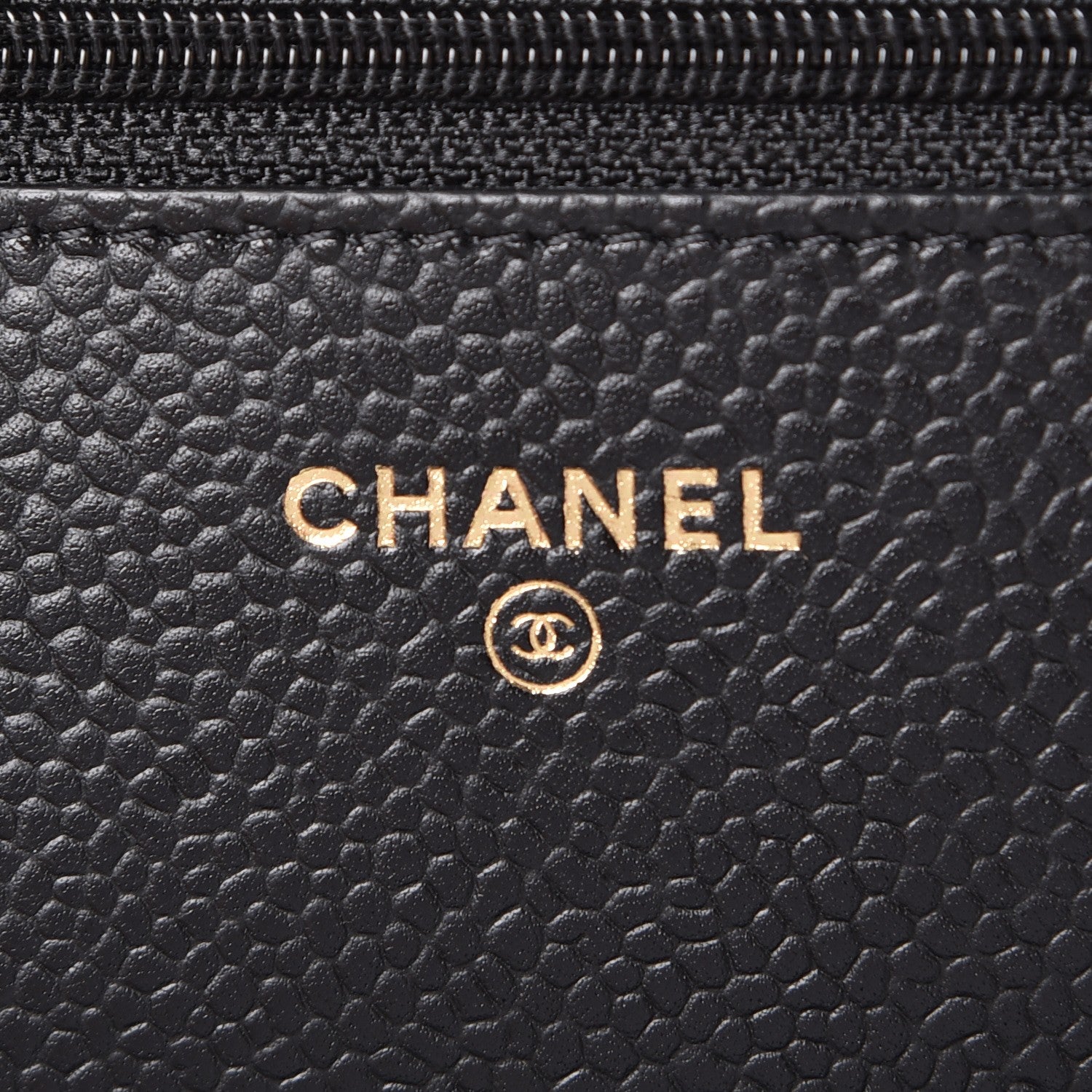 Chanel Caviar Quilted Wallet On Chain WOC Black 6 of 9