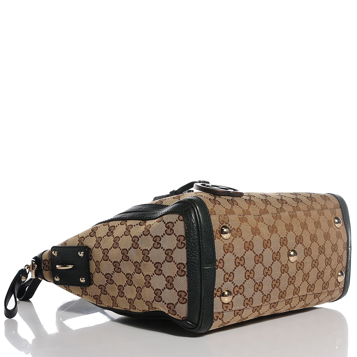 Monogram Medium Charm Top Handle Bag Green