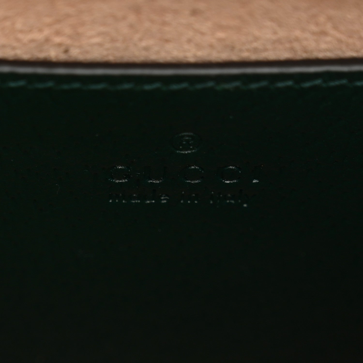 Gucci Textured Dollar Calfskin Web Mini Diana Tote Bag Vintage Green Pink 5 of 9
