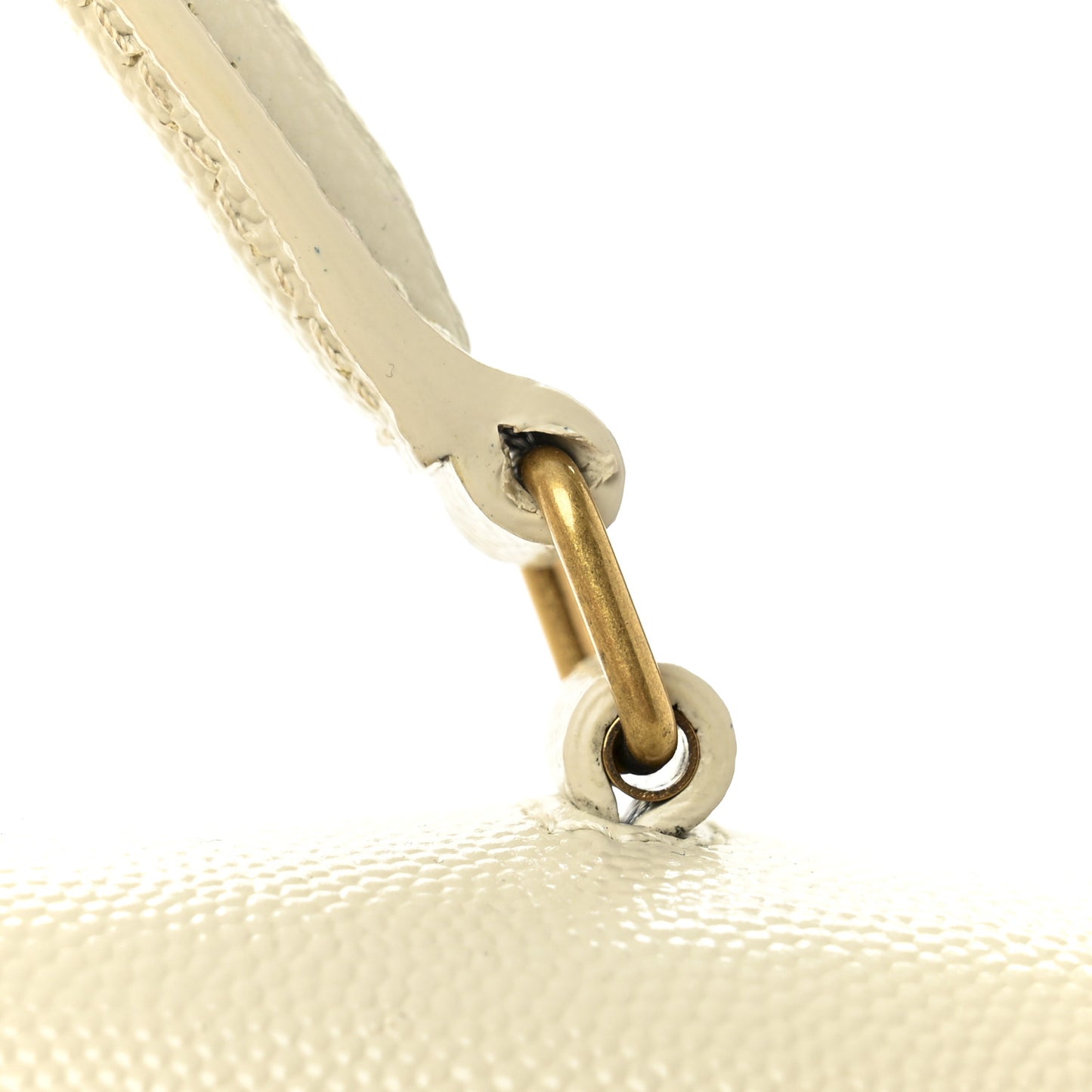 Grain de Poudre Mini Classic Monogram Cassandra Top Handle Vintage White