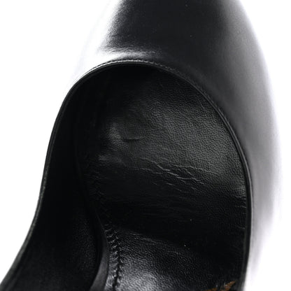 Louis Vuitton Calfskin Monogram Afterglow Platform Pumps 39.5 Black 12 of 13