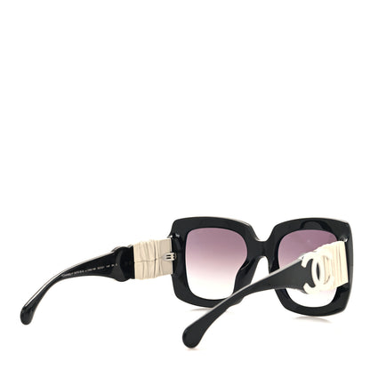 Chanel Acetate Calfskin Square Sunglasses 5474-Q-A Black 4 of 8