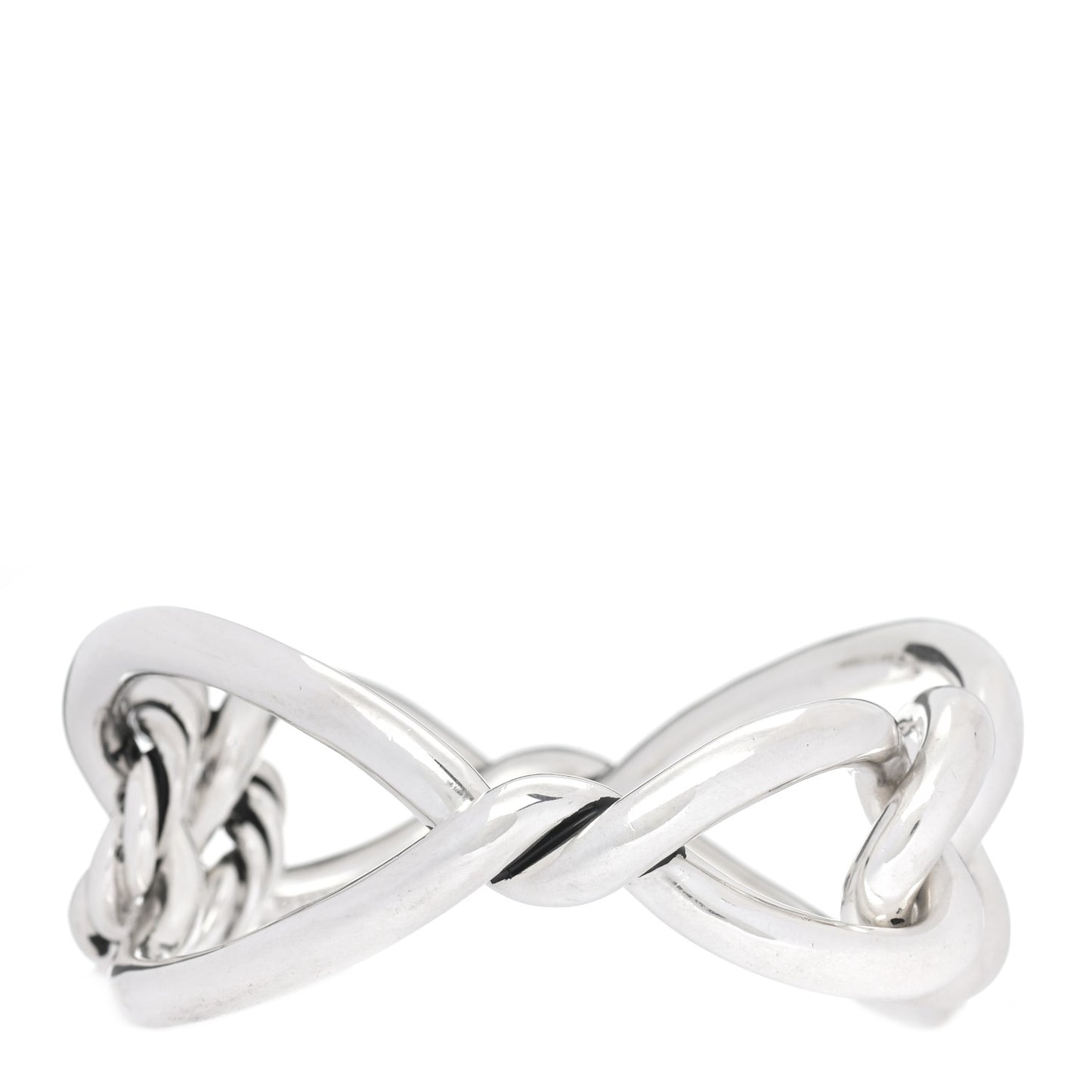 Sterling Silver 33mm Continuance Bold Bracelet