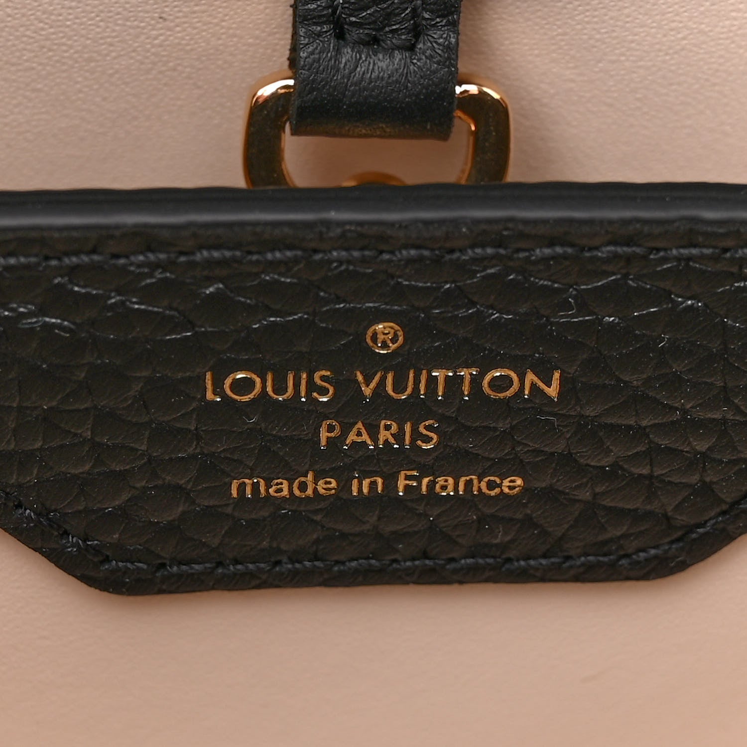 Louis Vuitton Taurillon Enamel Flower Padlock Chain Capucines BB Black 6 of 9